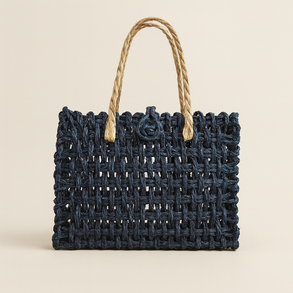 Mini Straw Basket Bag – Handcrafted with Sabai Grass