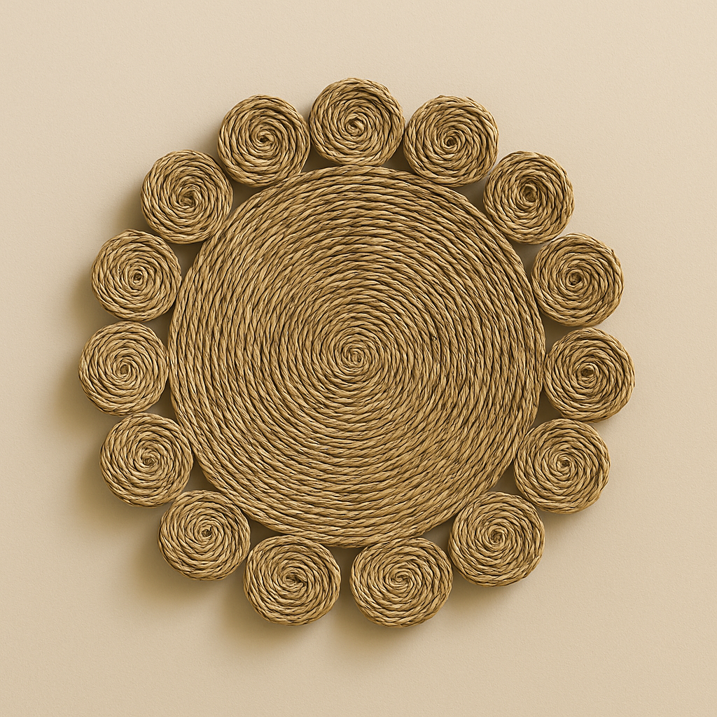Kelina Sabai Grass Handwoven Wall Décor Basket