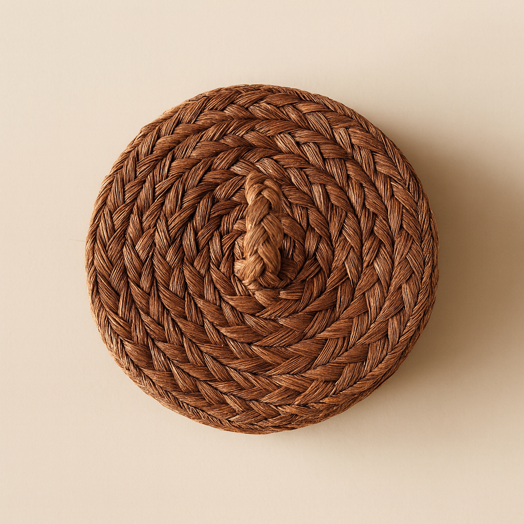 Sabai Grass Storage Basket With Lid