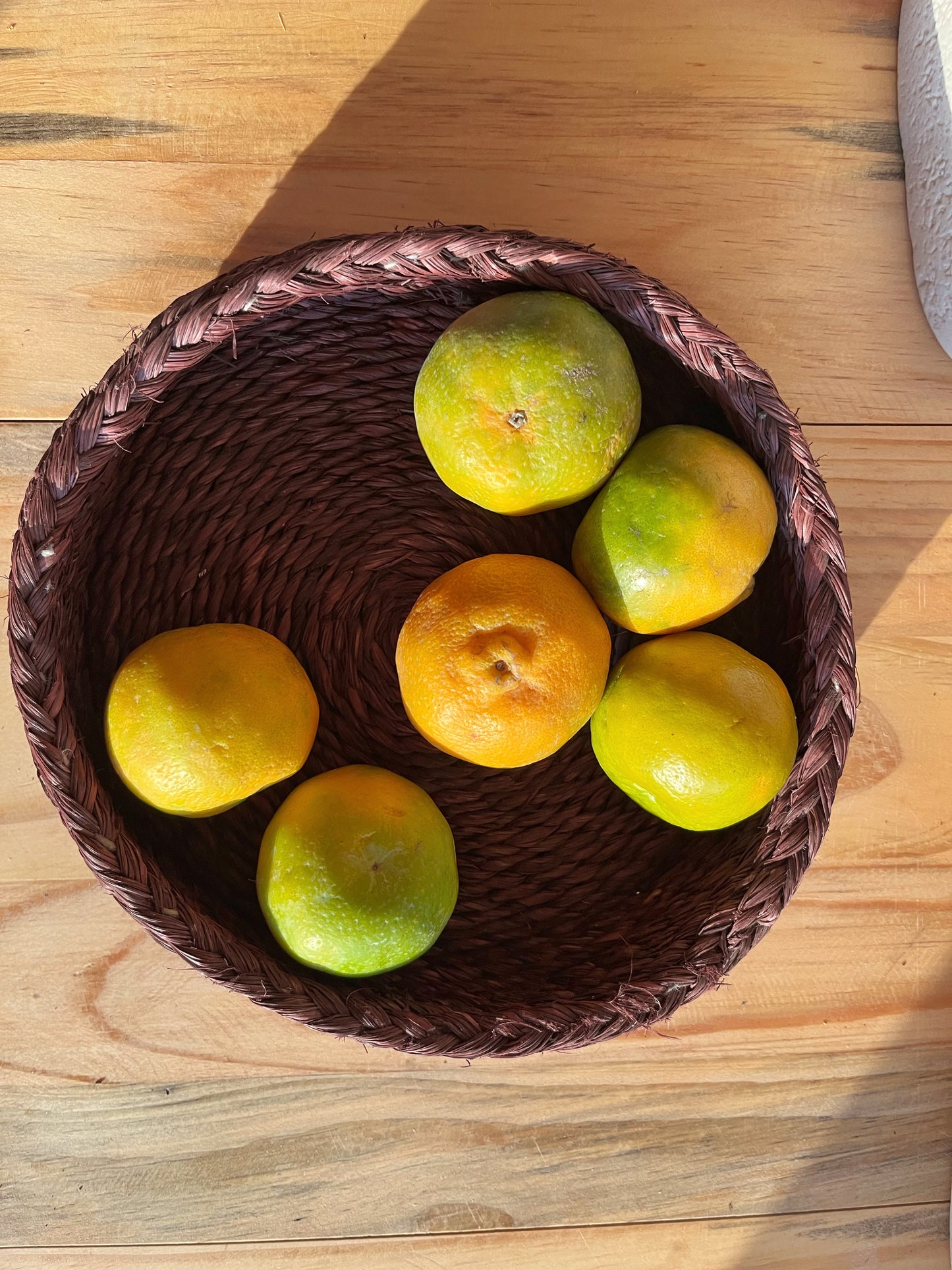 Handcrafted Sabai Grass Brown Fruit Tray