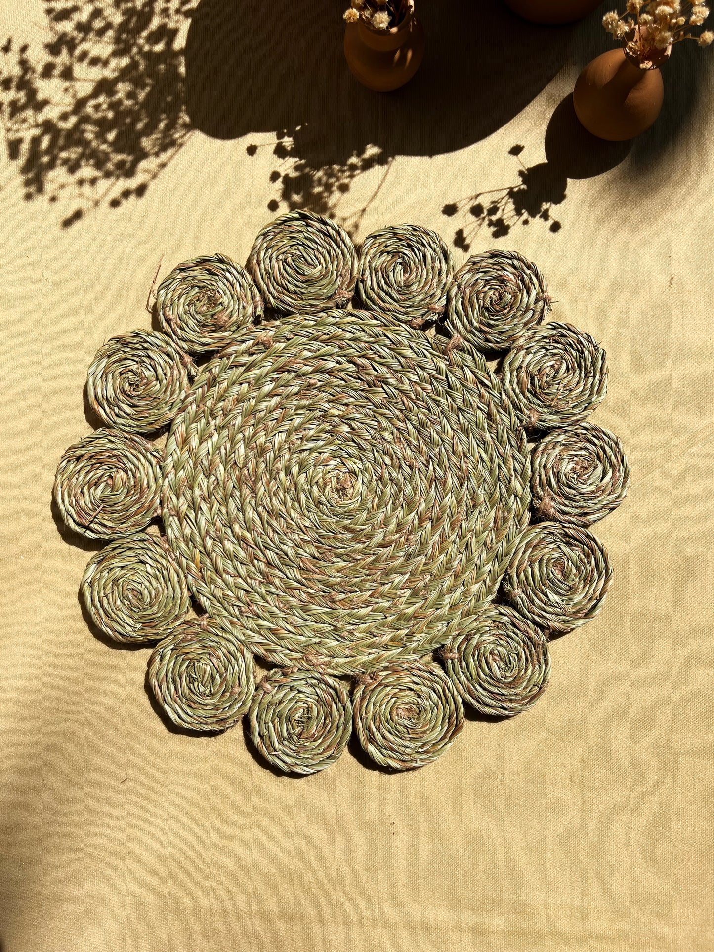 Kelina Sabai Grass Handwoven Wall Décor Basket