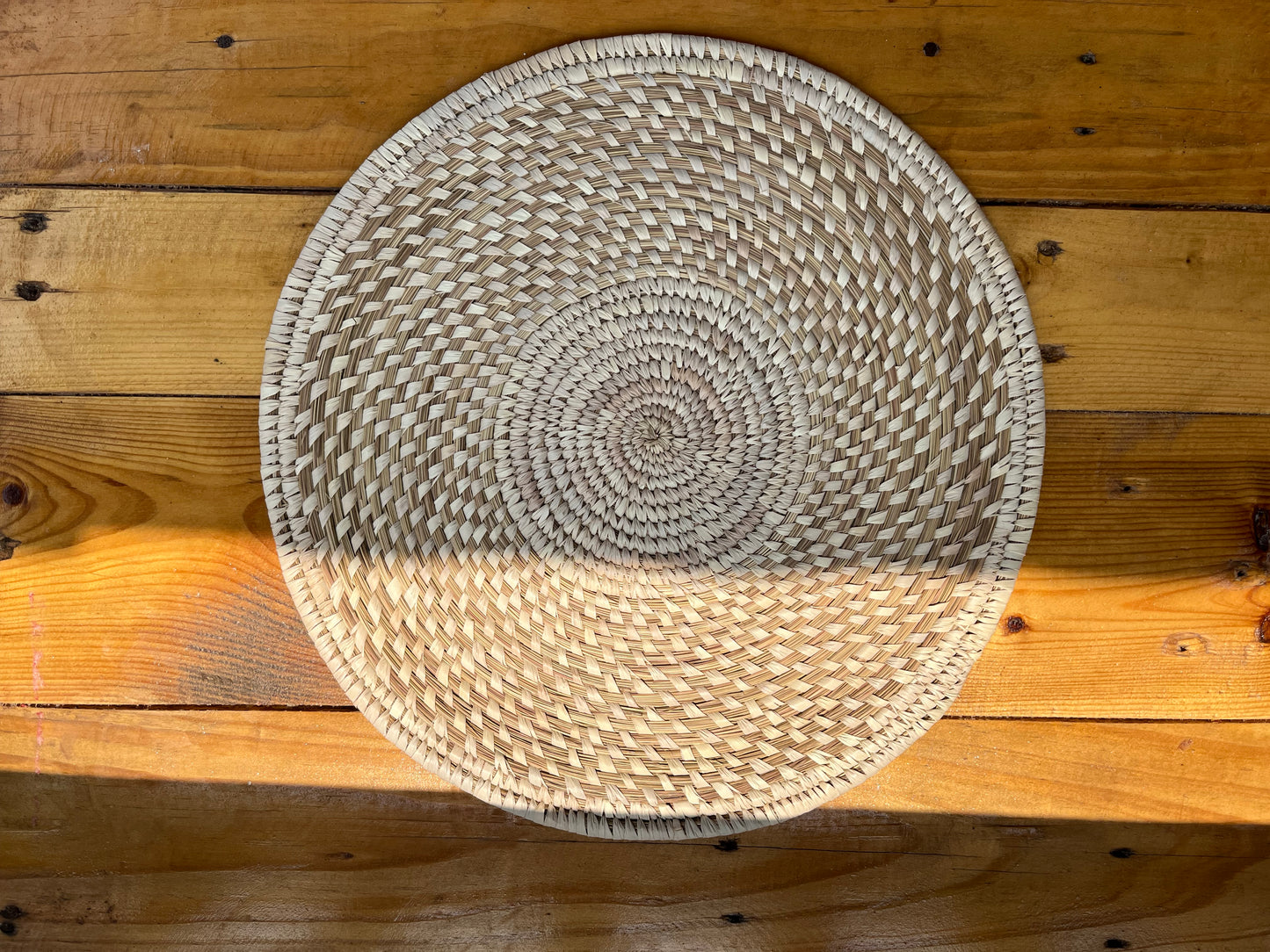 Handcrafted Sabai Grass Round Table Mat – Eco-Friendly, Natural Fiber Placemats for Dining Table Décor and Protection