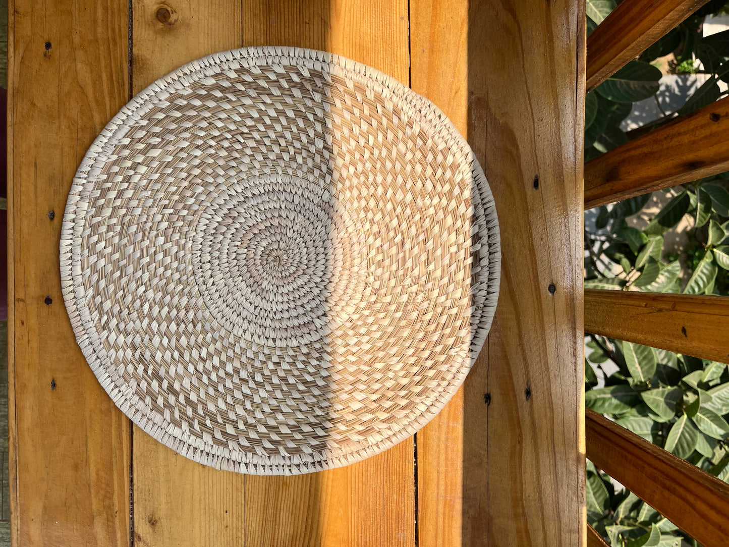 Handcrafted Sabai Grass Round Table Mat – Eco-Friendly, Natural Fiber Placemats for Dining Table Décor and Protection