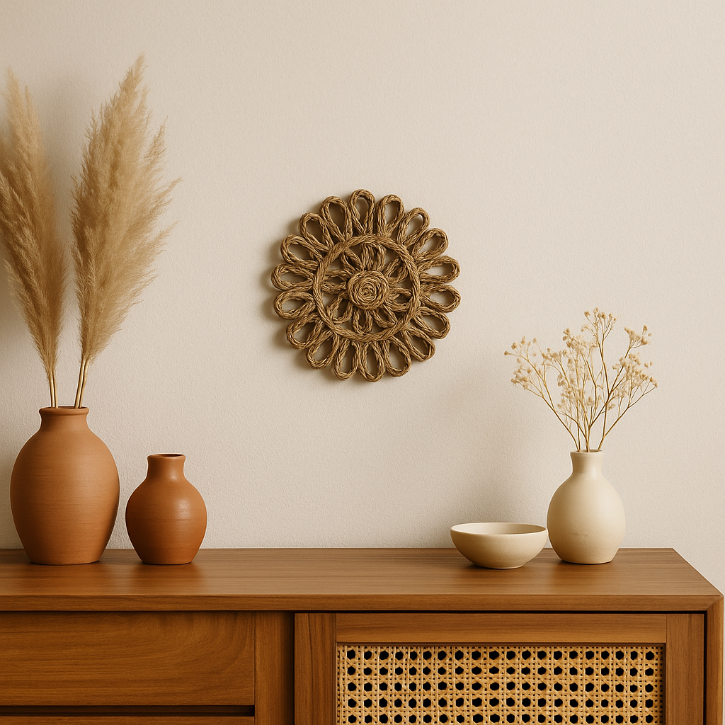 Riona Sabai Grass Handwoven Wall Basket