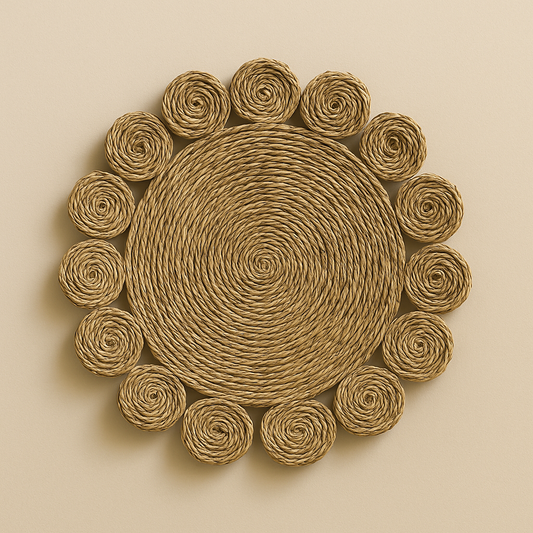 Kelina Sabai Grass Handwoven Wall Décor Basket