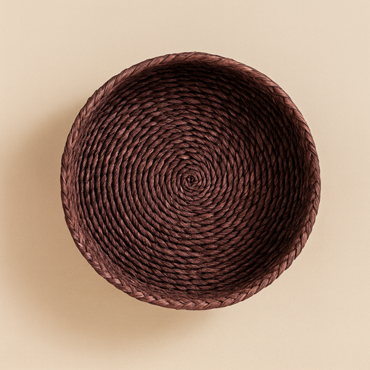 Handcrafted Sabai Grass Brown Fruit Tray