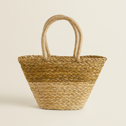 Tiera Sabai Grass Natural Woven Tote