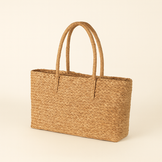 Sabai Grass Handwoven Beach Tote Bag