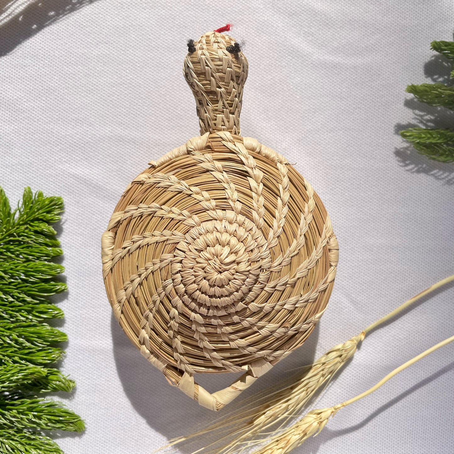 Handcrafted Sabai Grass Tortoise - Unique, Eco-Friendly & Symbolic Good Luck Gift