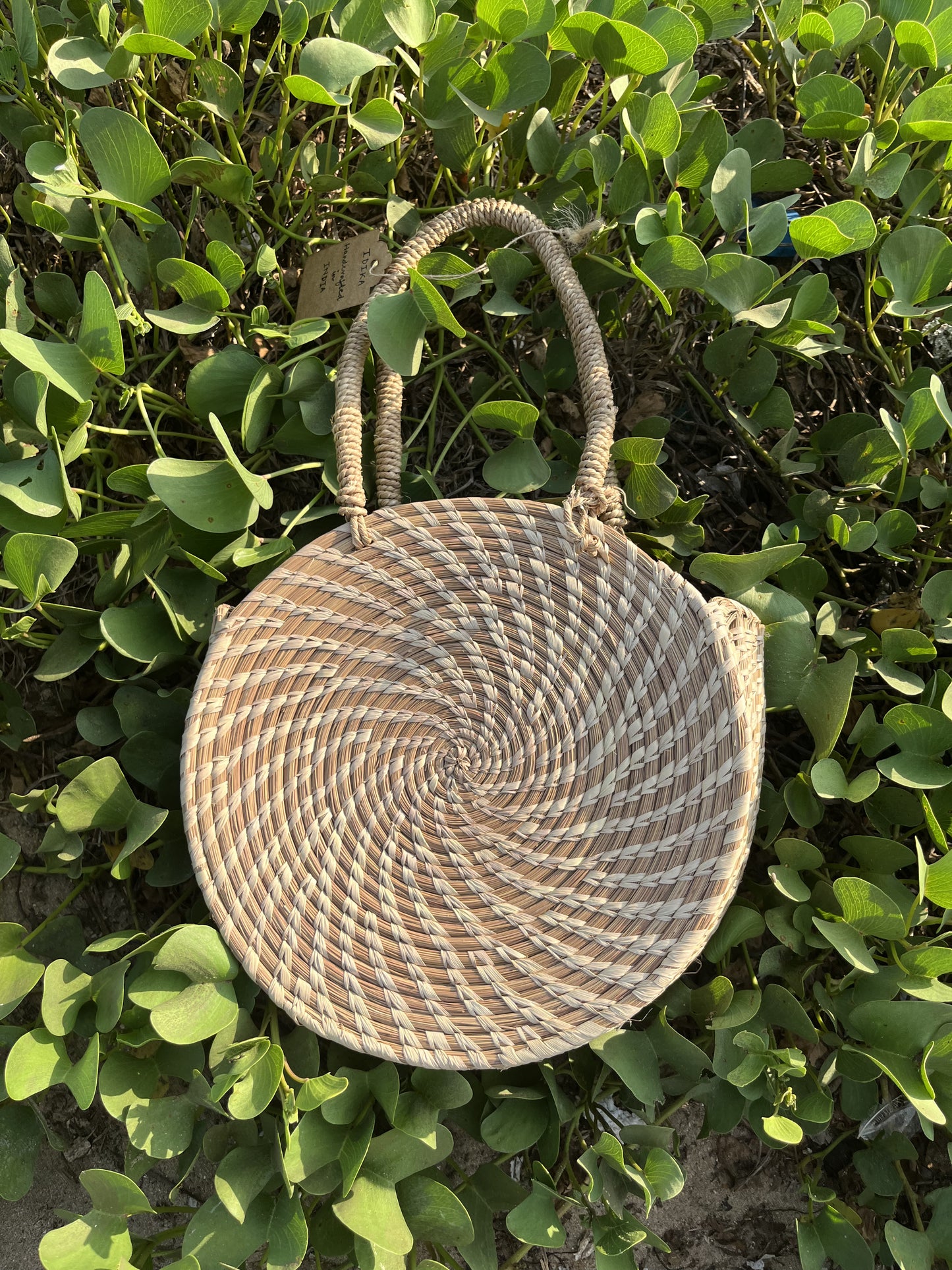 Handcrafted Sabai Grass Round Shoulder Bag - Eco-Friendly, Versatile & Stylish Outing