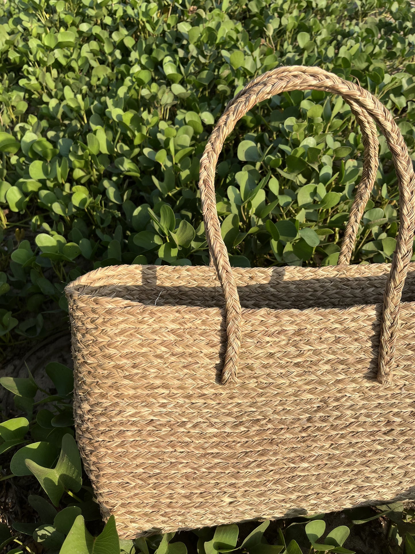 Handcrafted Sabai Grass Shopping Bag - Versatile, Eco-Friendly & Stylish