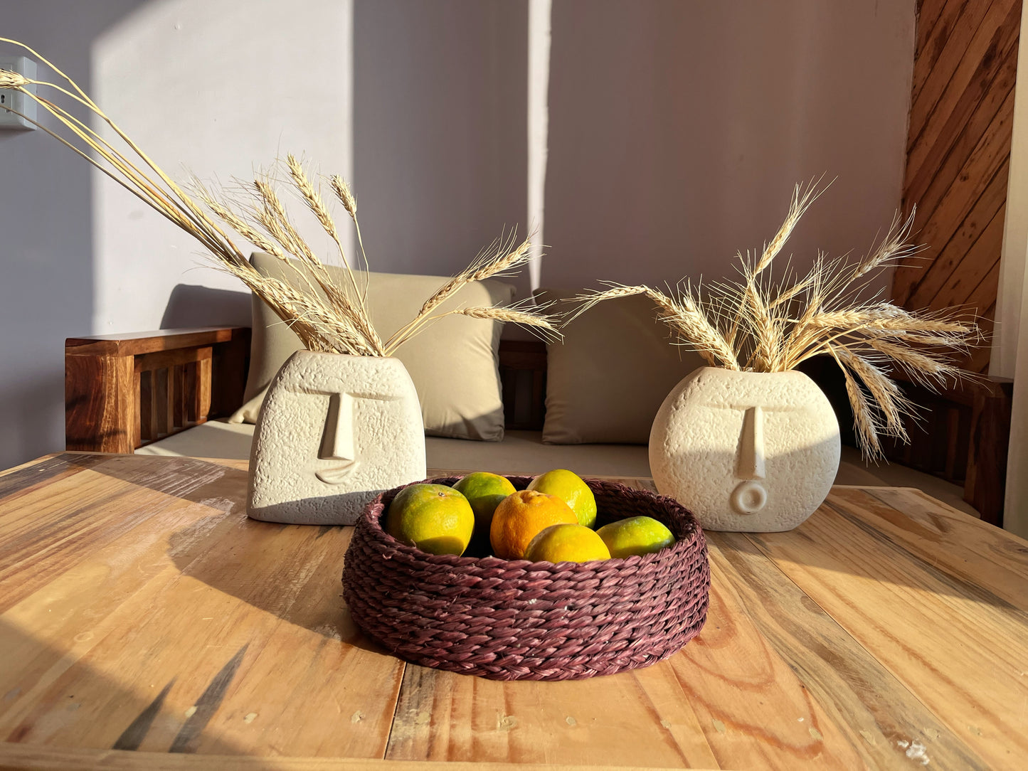 Handcrafted Sabai Grass Fruit Tray - Versatile, Eco-Friendly & Stylish